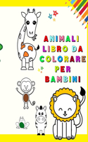 Animali Libro da Colorare per Bambini
