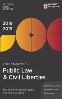 Core Statutes on Public Law & Civil Liberties 2018-19