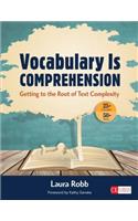 Vocabulary Is Comprehension