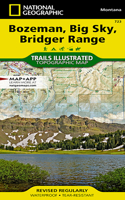 Bozeman, Big Sky, Bridger Range Map