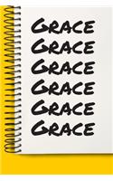 Name Grace A beautiful personalized: Lined Notebook / Journal Gift, 120 Pages, 6 x 9 inches, NoteBook Gift For Grace, Personal Diary, Grace, Personalized Journal, Customized Journal, Th