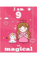 unicorn journal i am 9 and magical