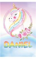 Daniel: Daniel's Unicorn Personal Custom Named Diary Planner Calendar Notebook Journal 6x9 Personalized Customized Gift For Someone Who's Surname is Daniel 