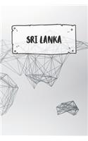 Sri Lanka: Dotted Travel Diary Notebook or Journey Dotted Grid Journal - Holiday Trip Pocketbook for Men and Women with Dots