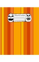 Halloween Abstract Pattern Volume 7 Wide Ruled Journal: 110 Blank Lined Wide Ruled (7.5 x 9.25) Pages to Jot Down Your Thoughts