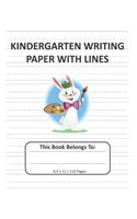 Kindergarten Writing Paper with Lines