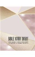 Bible Study diary: The yearly Christian planner - Four pages per week -Organizer pages, the word of God scripture verse, notebook pages and sermon notes to support a j