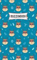 Skizzenbuch: Süß Chipmunk Skizzen Buch für Kinder- Praxis Zeichnen und Kritzeln - Spaß Skizzenbuch für Kleinkinder - Leere große Seiten (21.59 x 27.94 cm)