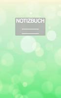 Notizbuch A5 Muster Hell Grün Funkeln