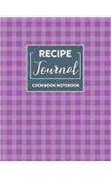 Blank cookbook recipes & notes to write in