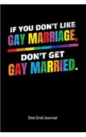 If you don´t like gay marriage. Don´t get gay married. Dot Grid Journal