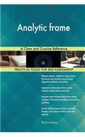 Analytic frame: A Clear and Concise Reference