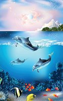 Dolphin Pod Notebook: Blank Journal Diary Memoir Log Logue(2 Under the Sea 150 Lined)