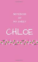 Notebook of my sweet Chloe