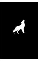 Minimalist Wolf Journal Notebook