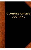 Commissioner's Journal: (Notebook, Diary, Blank Book)(Law Enforcement Journals Notebooks Diaries)