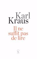 Il Ne Suffit Pas de Lire
