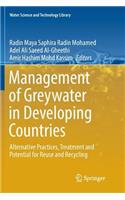 Management of Greywater in Developing Countries