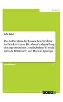 Das Aufbrechen der klassischen Struktur im Detektivroman. Die Identitätsdarstellung der argentinischen Gesellschaft in 