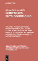 Scriptores Physiognomonici, Vol. I