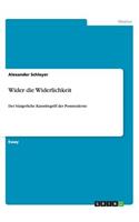 Wider die Widerlichkeit