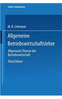 Allgemeine Betriebswirtschaftslehre