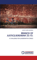 Branch of Justice/Jeremiah 33: 15:(English)
