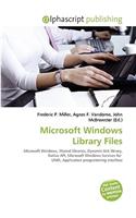 Microsoft Windows Library Files: (English)