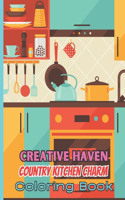 Creative Haven country kitchen charm coloring book