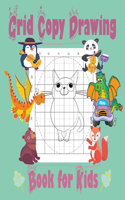 Grid Copy Drawing Book for Kids