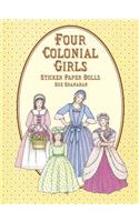 Four Colonial Paper Dolls