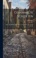 Gesammelte Schriften