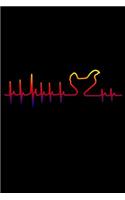 Chicken Heartbeat: Notebook Journal Diary 110 Lined pages