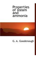 Properties of Steam and Ammonia