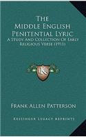 The Middle English Penitential Lyric