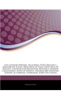 6th-Century Writers, Including: Pope Gregory I, Gregory of Tours, Procopius of Gaza, Hesychius of Miletus, Stephanus of Byzantium, Boethius, Aneirin,