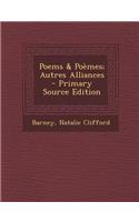 Poems & Poemes; Autres Alliances