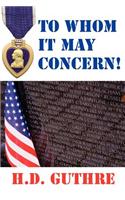 To Whom It May Concern!