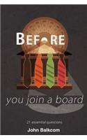 Before You Join a Board