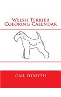 Welsh Terrier Coloring Calendar
