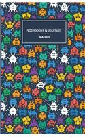 Notebooks & Journals: Pixels. Lined, Soft cover, 5.5 x 8.5 inch, 130 pages