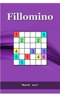 Fillomino: March 2017