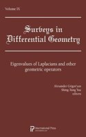Surveys In Differential Geometry Volume Ix