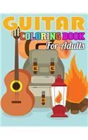 Guitar Coloring Book for Adults