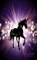 Daily Journal For Teen Girls: Starburst Unicorn Cover Large Journal 8.5 x 11