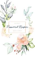 Internet Password Keeper Book Flower