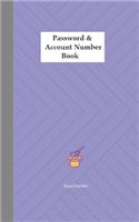 Password & Account Number Book