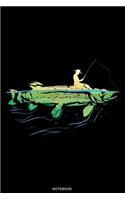 Notebook: Detailliertes Angler Fangbuch mit Hecht I Notiere deine Fänge I Fischer Geschenk Opa Reisetagebuch für den Angelurlaub und Barsch Angelausflug Tageb