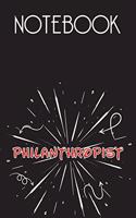 PHILANTHROPIST Notebook, Simple Design