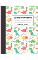composition notebook with drawing space